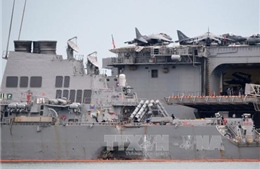 Tìm thấy thêm thi thể thủy thủ Mỹ trong tàu khu trục bị tai nạn